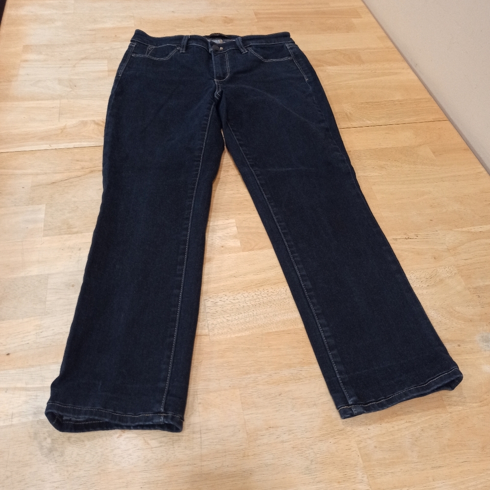 Talbots Flawless Five-Pocket PetitesJeans Women 4P Dark Blue Low Rise - Picture 1 of 16